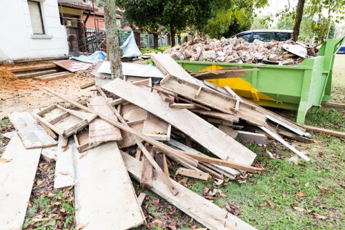 Westham residents removing old furniture