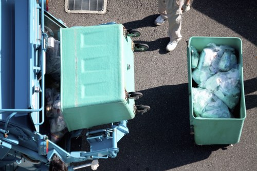 Recycling and donation of unwanted items during Westham house clearance